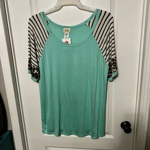 Bibi boutique oversized L, soft, aqua